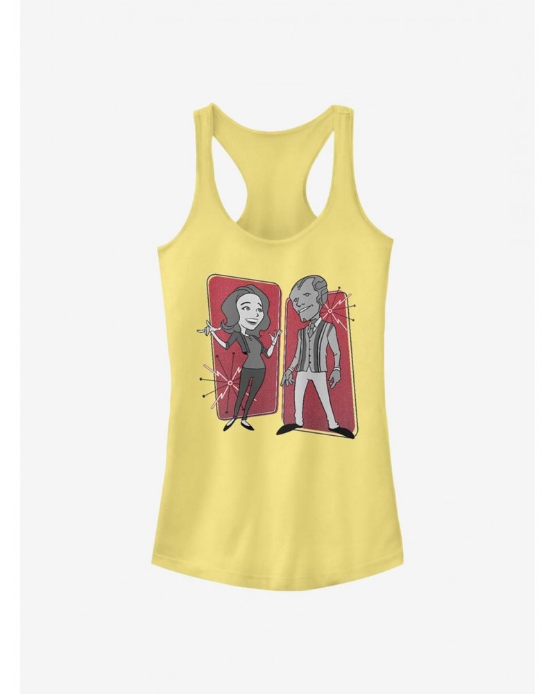 Value Item Marvel WandaVision Retro Panels Girls Tank $9.76 Tanks