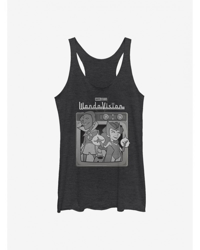 Limited Time Special Marvel WandaVision Vintage TV Girls Tank $9.12 Tanks