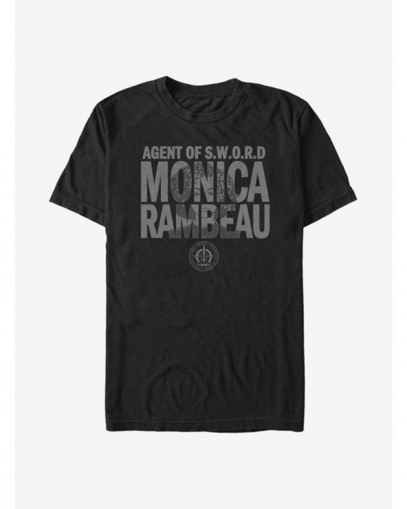 Hot Selling Marvel WandaVision Agent Rambeau T-Shirt $10.99 T-Shirts