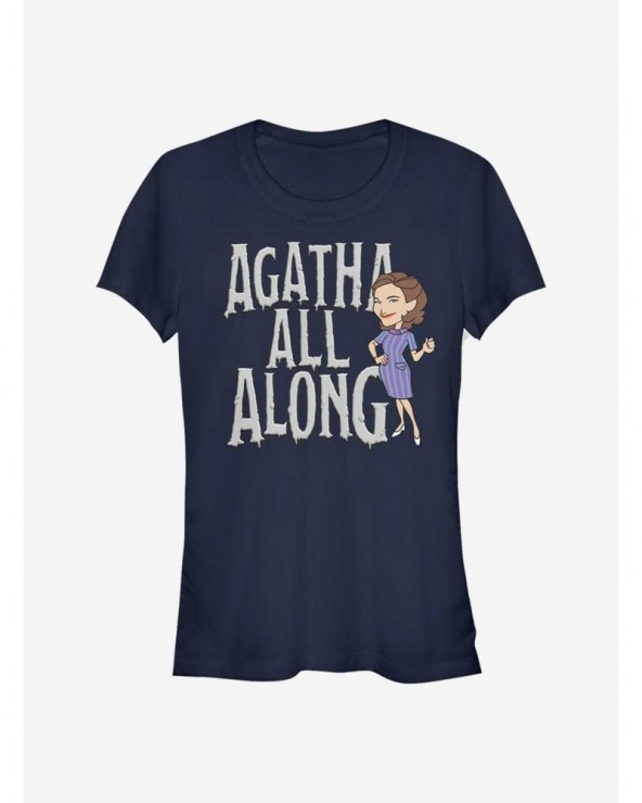 Absolute Discount Marvel WandaVision Agatha All Along Girls T-Shirt $8.72 T-Shirts