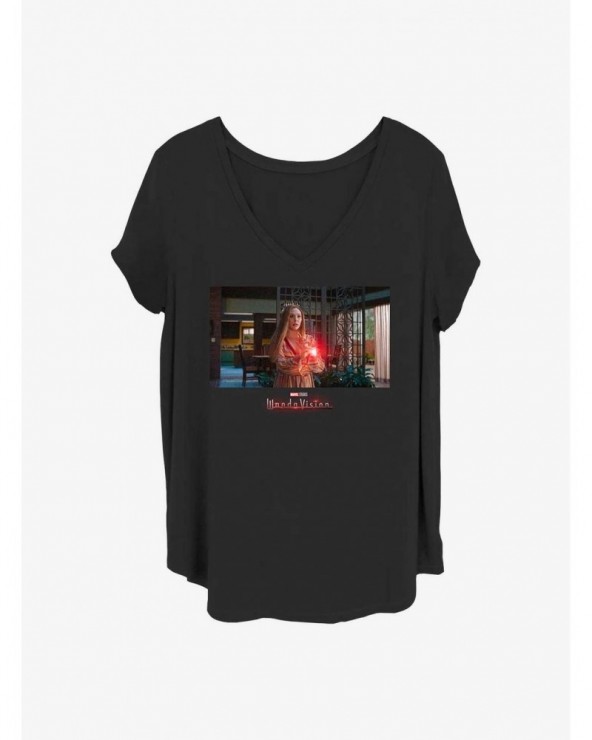 Limited-time Offer Marvel WandaVision ScarletVision Girls T-Shirt Plus Size $10.87 T-Shirts