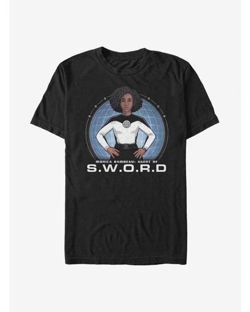 Low Price Extra Soft Marvel WandaVision S.W.O.R.D Hero T-Shirt $11.56 T-Shirts