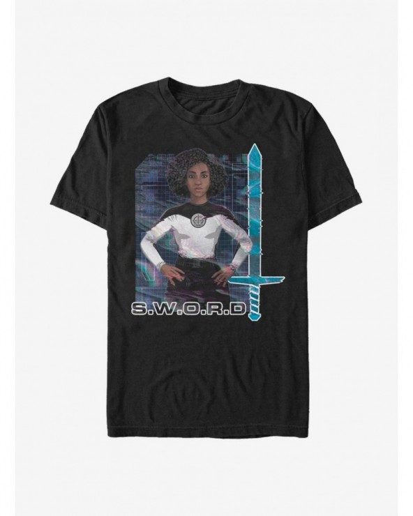 Trendy Extra Soft Marvel WandaVision Digital Monica T-Shirt $11.56 T-Shirts