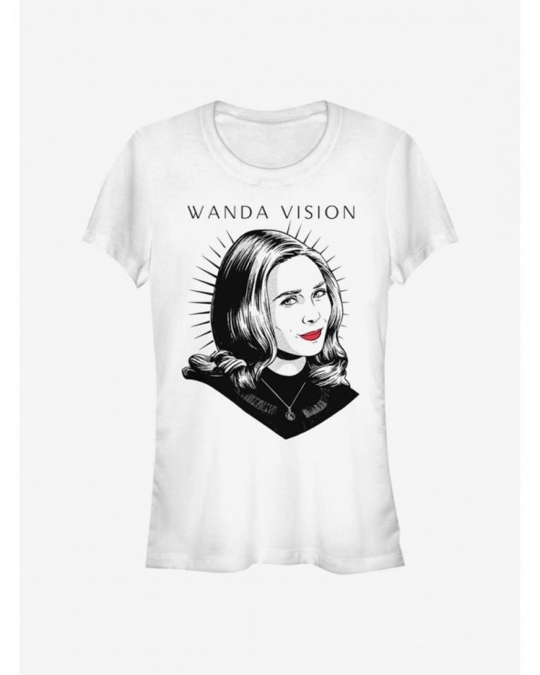 Premium Marvel WandaVision Red Lips Girls T-Shirt $9.96 T-Shirts