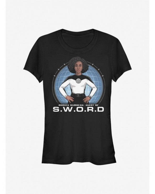 Exclusive Marvel WandaVision S.W.O.R.D Hero Girls T-Shirt $9.46 T-Shirts