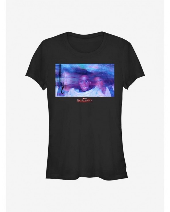 Exclusive Price Marvel Wandavision Rambeau Glitch Girls T-Shirt $10.21 T-Shirts