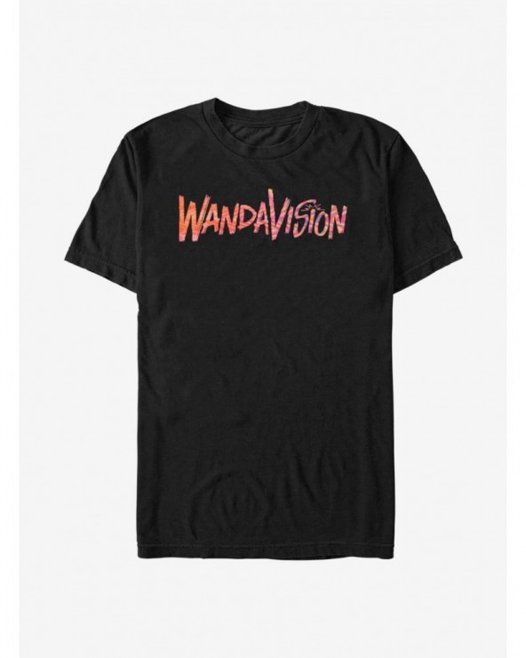 Hot Sale Marvel WandaVIsion Logo T-Shirt $8.13 T-Shirts