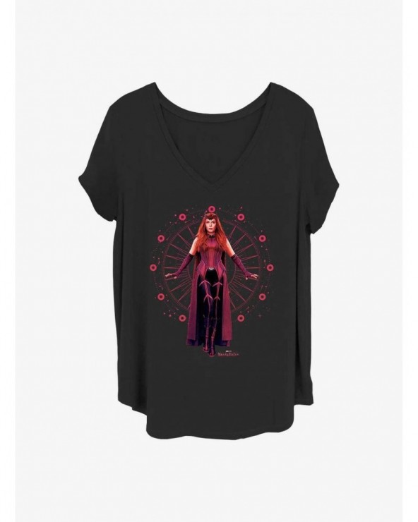 Flash Deal Marvel WandaVision Reborn Girls T-Shirt Plus Size $9.02 T-Shirts