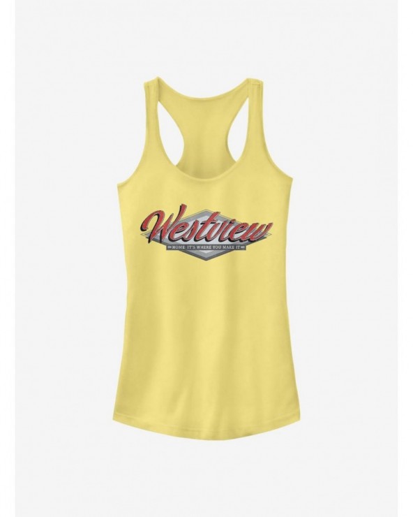 New Arrival Marvel WandaVision Westview Girls Tank $9.96 Tanks