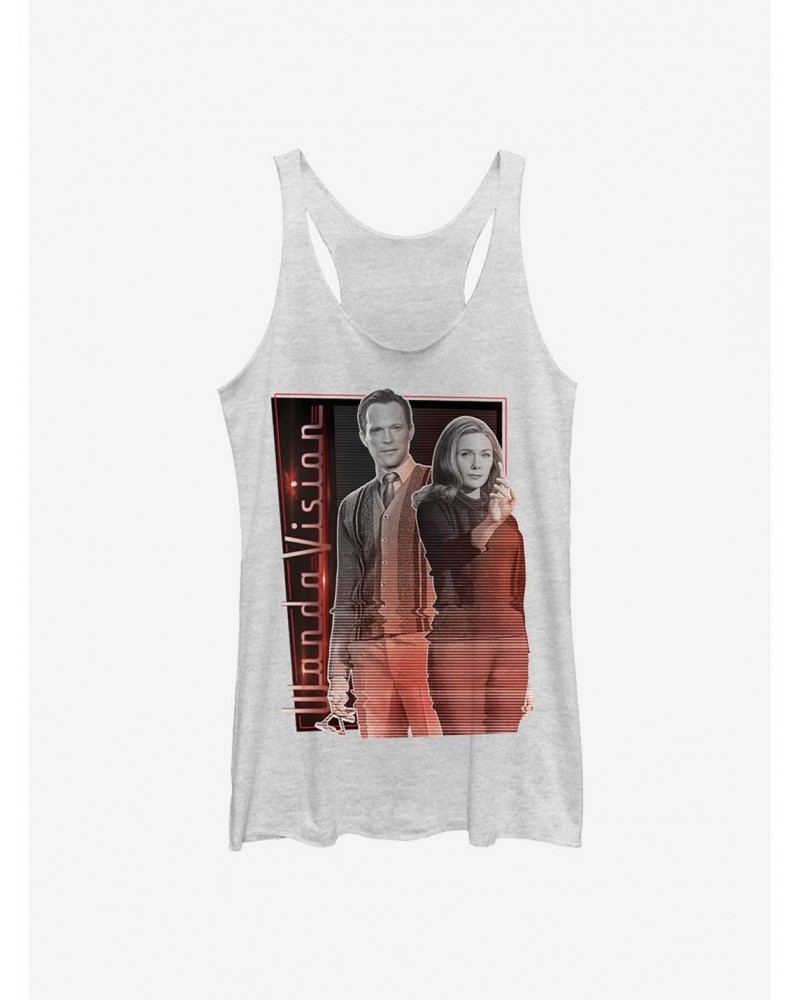 Special Marvel WandaVision Glitching Couple Girls Tank $8.70 Tanks