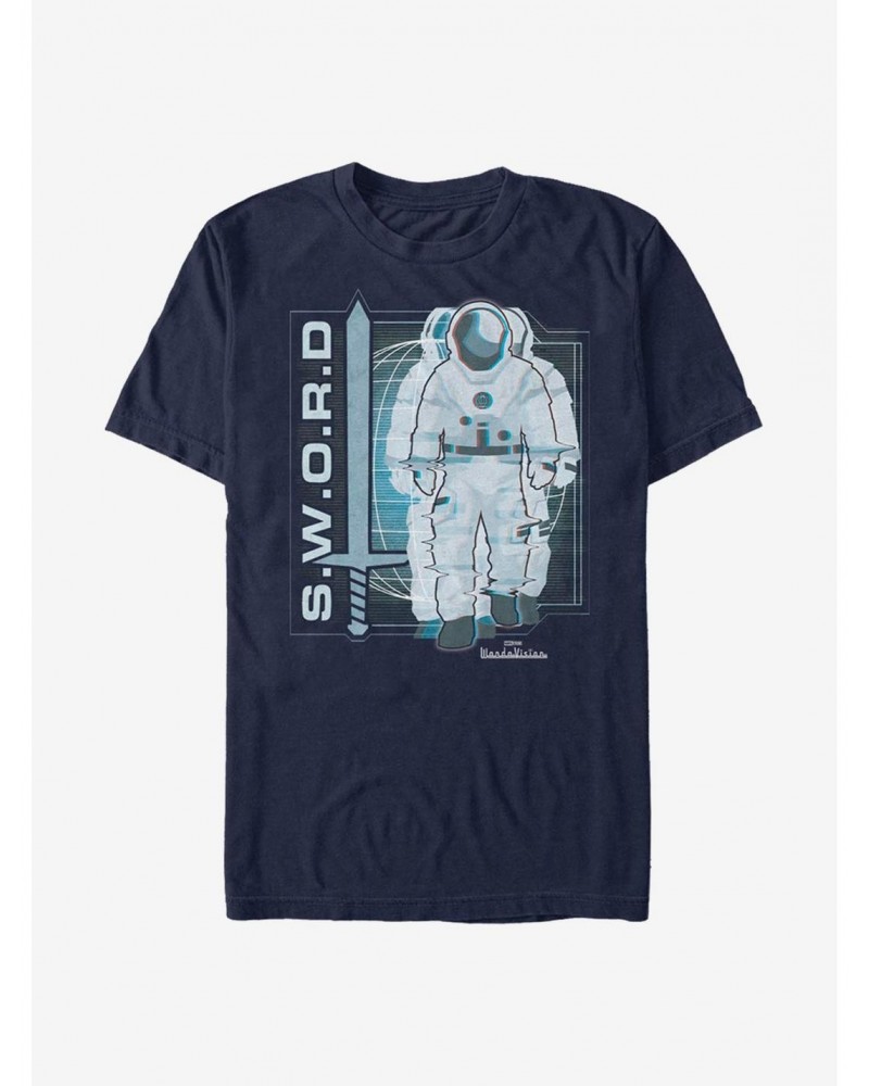 Crazy Deals Extra Soft Marvel WandaVision S.W.O.R.D Suit T-Shirt $12.72 T-Shirts