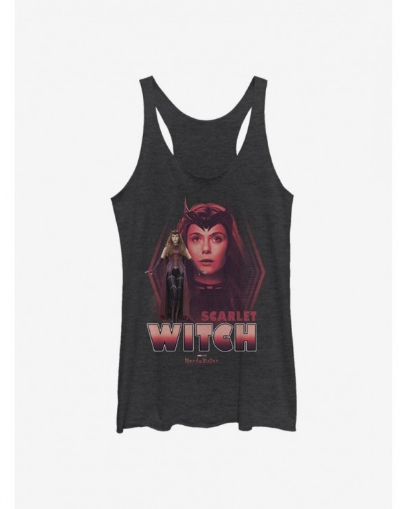 Trendy Marvel WandaVision The Scarlet Witch Wanda Girls Tank $9.74 Tanks