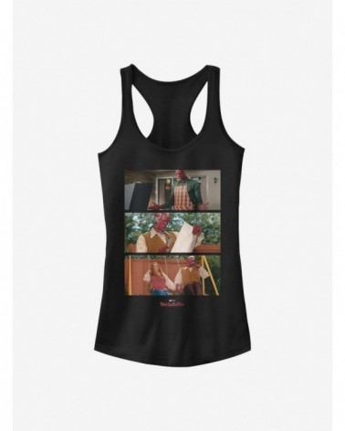 Best Deal Marvel WandaVision Visions Instructions Girls Tank $8.17 Tanks