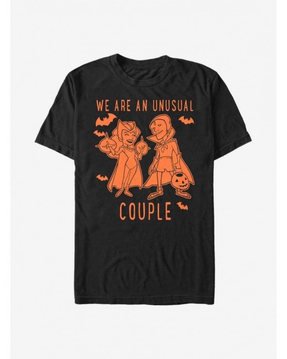 Sale Item Extra Soft Marvel WandaVision Unusual Couple Costume T-Shirt $13.01 T-Shirts