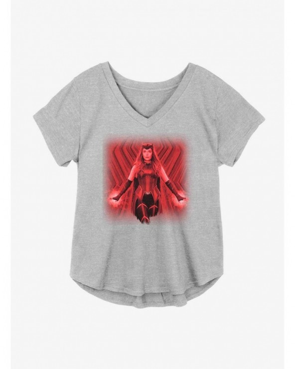 Trendy Marvel WandaVision Scarlet Witch True Power Girls Plus Size T-Shirt $11.56 T-Shirts