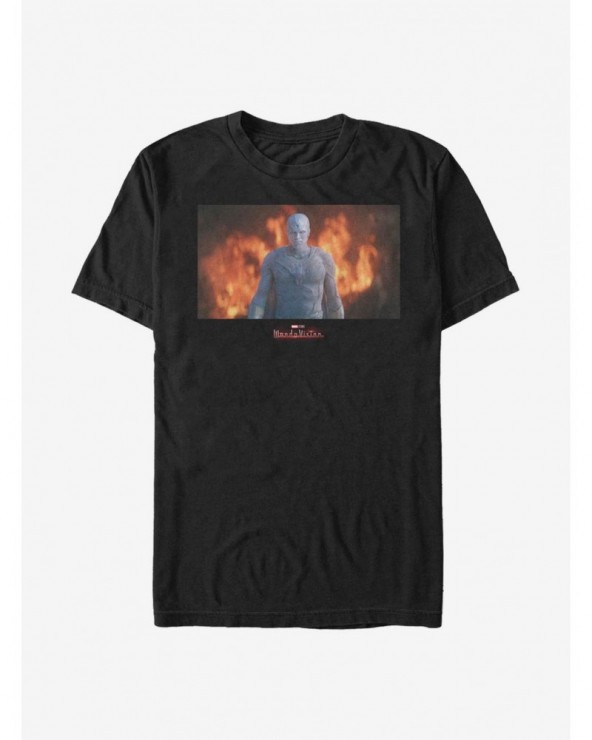 New Arrival Marvel WandaVision Epic Vision Scene T-Shirt $10.28 T-Shirts