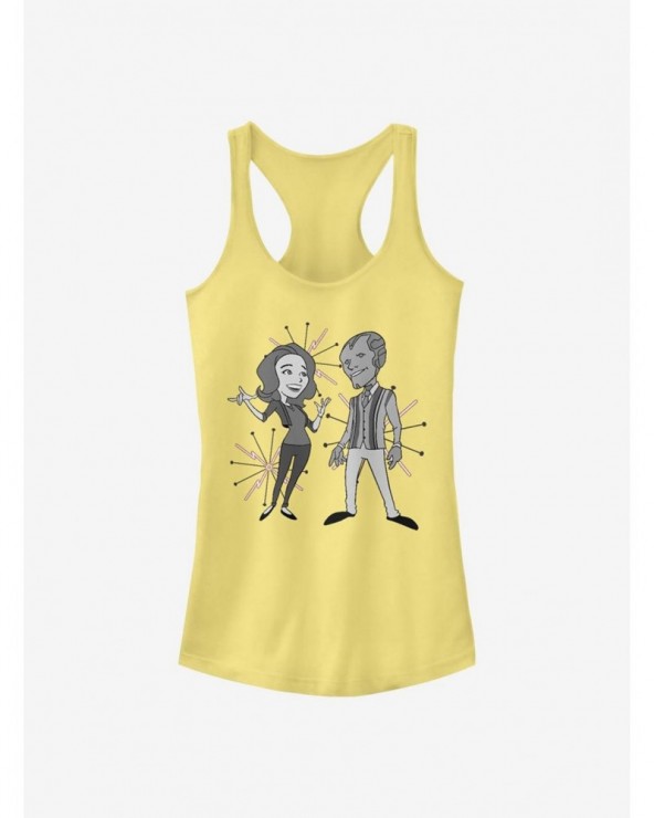 Festival Price Marvel WandaVision The Couple Girls Tank $9.16 Tanks