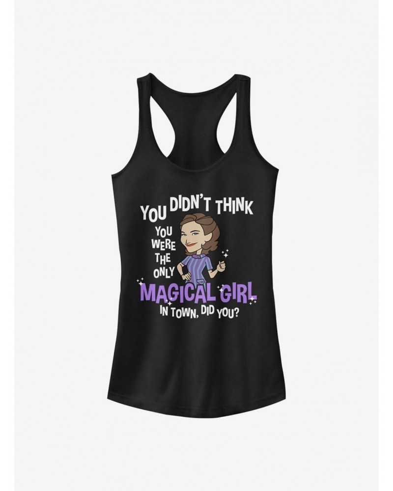 Discount Sale Marvel WandaVision Magical Girl Agatha Girls Tank $6.97 Tanks