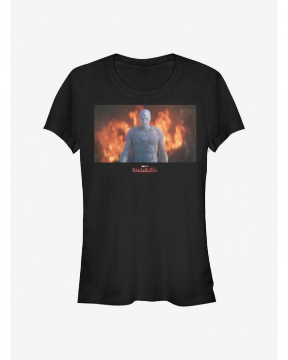 Hot Sale Marvel WandaVision Epic Vision Scene Girls T-Shirt $12.20 T-Shirts