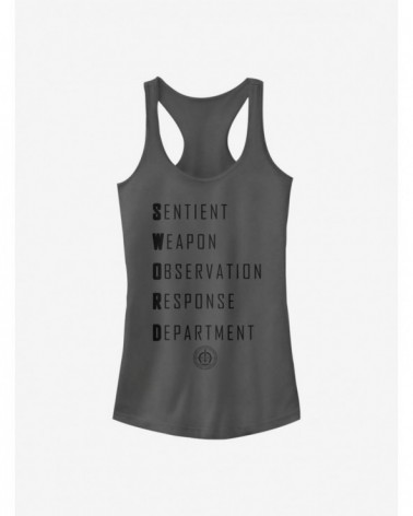 Fashion Marvel WandaVision S.W.O.R.D Acronym Girls Tank $9.36 Tanks