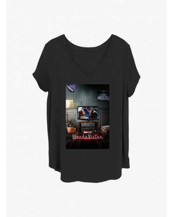 Crazy Deals Marvel WandaVision 00's Poster Girls T-Shirt Plus Size $9.71 T-Shirts