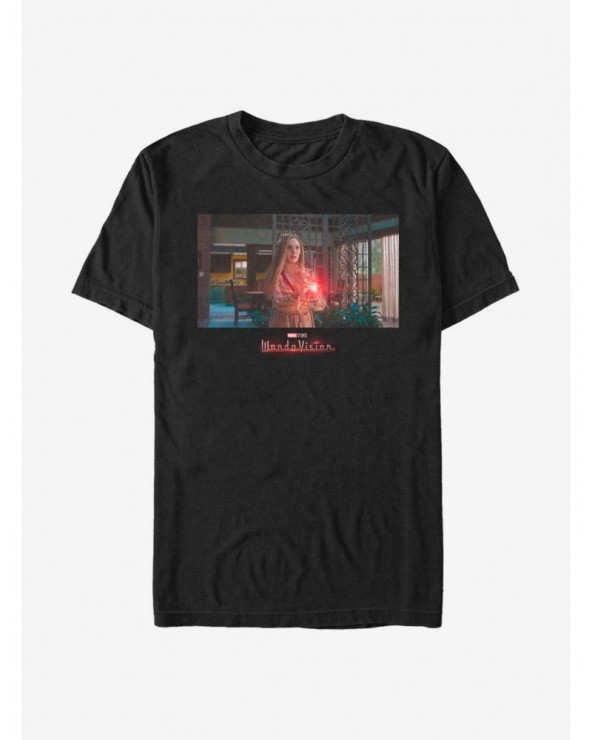 Absolute Discount Marvel WandaVision Scarlet Witch Photo Reel T-Shirt $11.47 T-Shirts