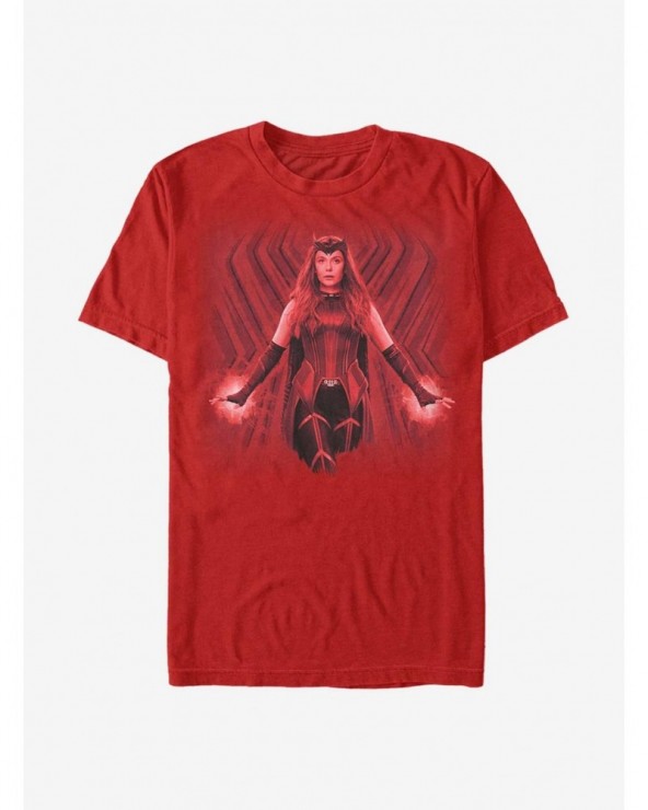 Flash Sale Extra Soft Marvel WandaVision All Powerful Scarlet Witch T-Shirt $9.25 T-Shirts