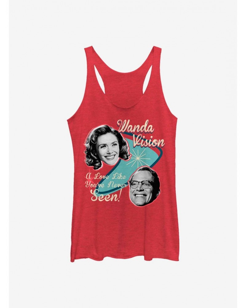 New Arrival Marvel WandaVision Retro Classic Love Girls Tank $6.22 Tanks