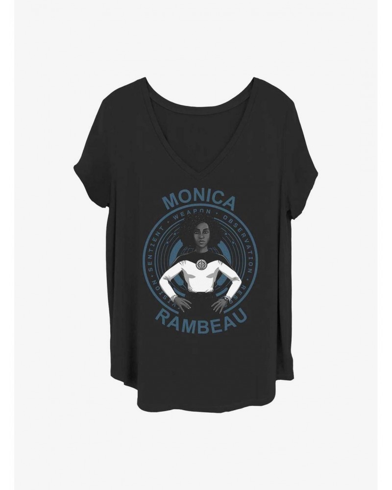 Exclusive Price Marvel WandaVision Heroic Rambeau Girls T-Shirt Plus Size $10.87 T-Shirts