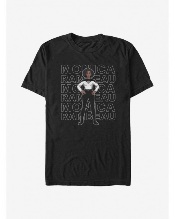 Crazy Deals Extra Soft Marvel WandaVision Agent Monica Rambeau T-Shirt $11.85 T-Shirts