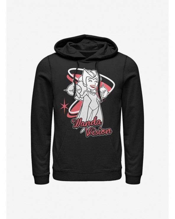 Clearance Marvel WandaVision Retro Wanda Special Hoodie $11.85 Hoodies