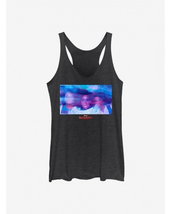 Clearance Marvel WandaVision Monica Glitches Girls Tank $8.91 Tanks