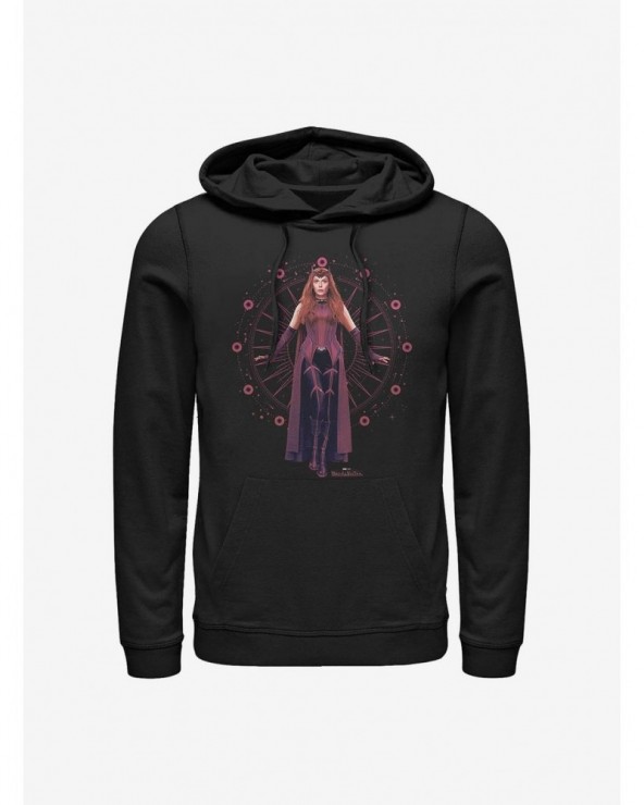 Discount Sale Marvel WandaVision Scarlet Witch Hoodie $12.57 Hoodies