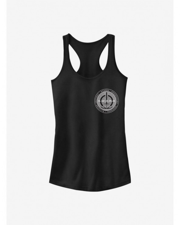 Absolute Discount Marvel WandaVision S.W.O.R.D Logo Girls Tank $8.96 Tanks