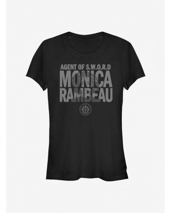 Trendy Marvel WandaVision Agent Rambeau Girls T-Shirt $9.71 T-Shirts