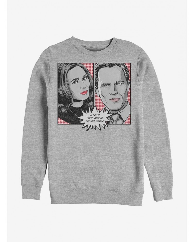 Crazy Deals Marvel WandaVision Pop Art Crew Sweatshirt $14.46 Sweatshirts