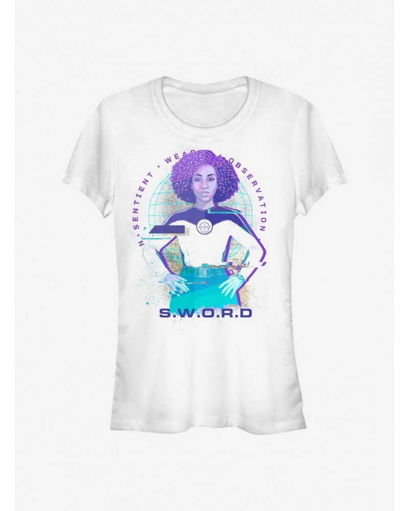 Trendy Marvel WandaVision S.W.O.R.D Glitch Girls T-Shirt $10.71 T-Shirts