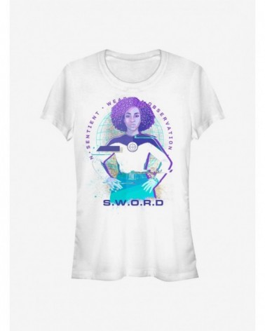 Trendy Marvel WandaVision S.W.O.R.D Glitch Girls T-Shirt $10.71 T-Shirts