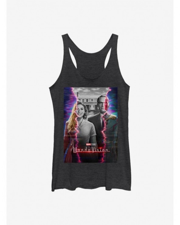 Clearance Marvel WandaVision Poster Girls Tank $8.70 Tanks