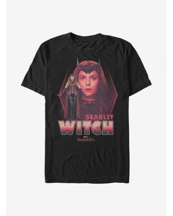 Pre-sale Discount Marvel WandaVision Wanda The Scarlet Witch T-Shirt $8.37 T-Shirts