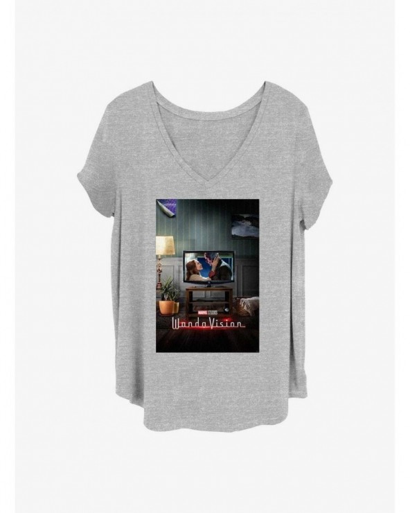 Pre-sale Marvel WandaVision 00's Poster Girls T-Shirt Plus Size $10.87 T-Shirts