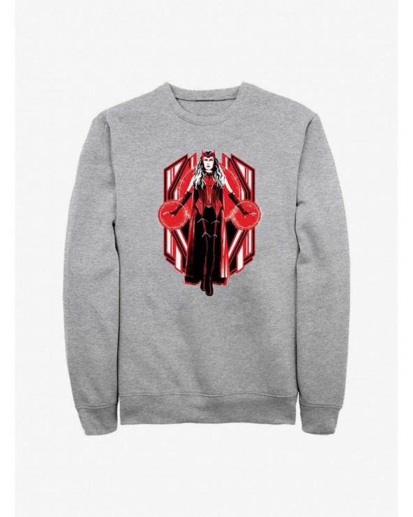 Unique Marvel WandaVision Scarlet Witch Crewneck $10.04 Crewnecks