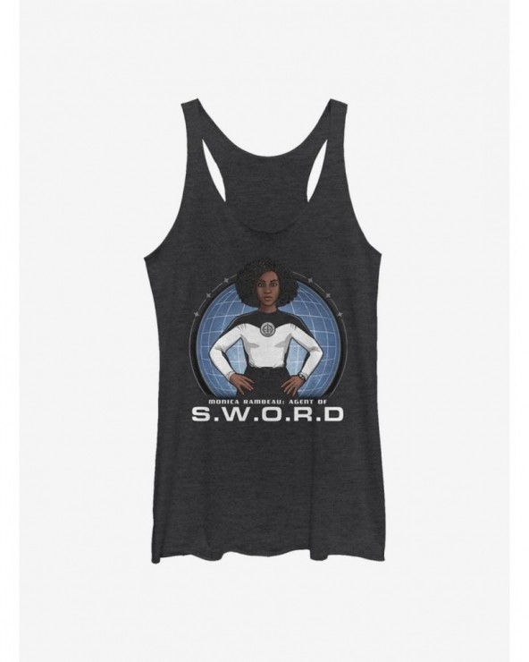 Hot Sale Marvel WandaVision S.W.O.R.D Hero Monica Girls Tank $9.95 Tanks