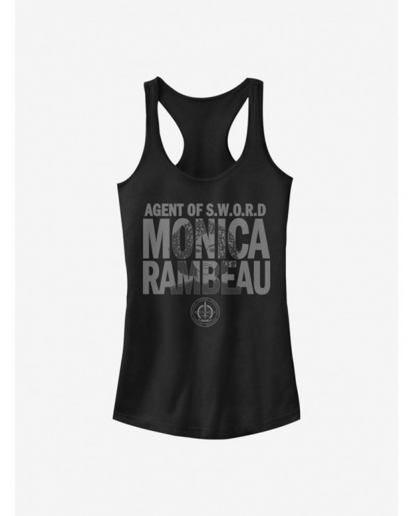 Best Deal Marvel WandaVision Agent Rambeau Girls Tank $9.16 Tanks