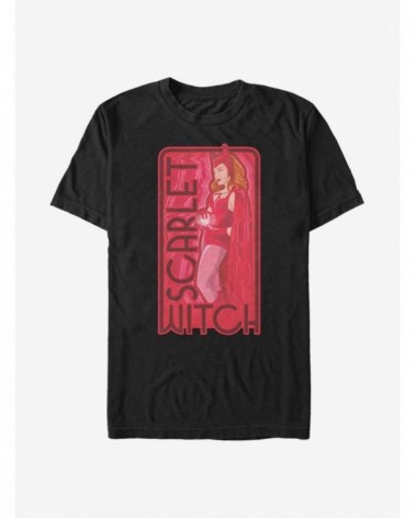 Best Deal Marvel WandaVision The Scarlet Witch T-Shirt $10.52 T-Shirts