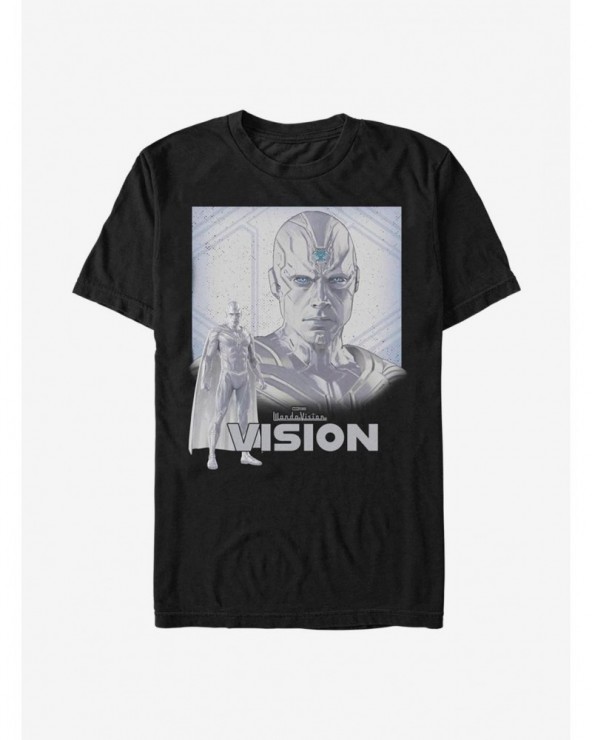 Clearance Extra Soft Marvel WandaVision Vision Sentient Weapon T-Shirt $10.40 T-Shirts