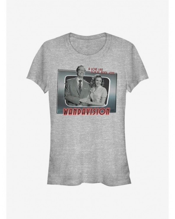 Clearance Marvel WandaVision Romantic Couple Girls T-Shirt $11.70 T-Shirts