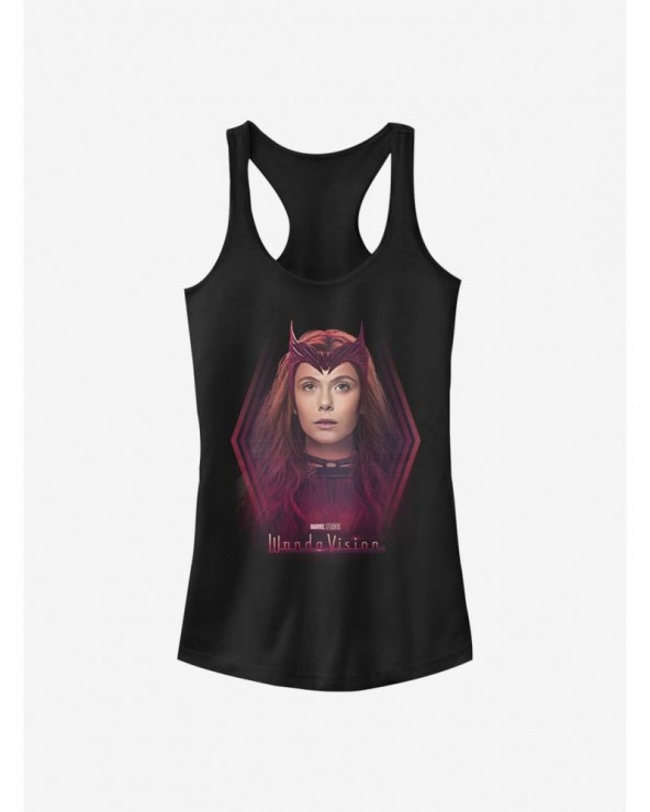 Festival Price Marvel WandaVision Wanda The Scarlet Witch Girls Tank $6.18 Tanks