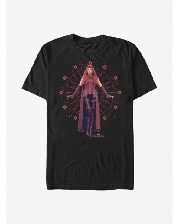 Absolute Discount Marvel WandaVision The Scarlet Witch Wanda T-Shirt $8.60 T-Shirts