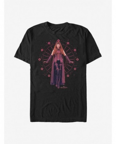 Absolute Discount Marvel WandaVision The Scarlet Witch Wanda T-Shirt $8.60 T-Shirts